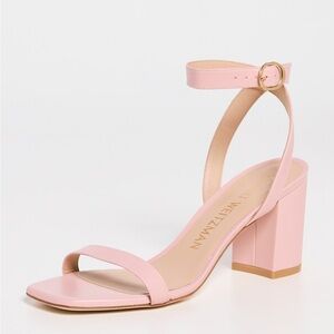Stuart Weitzman Nearlybare Sandles EUC sz. 6.5. Color: Ballet Heel 3in